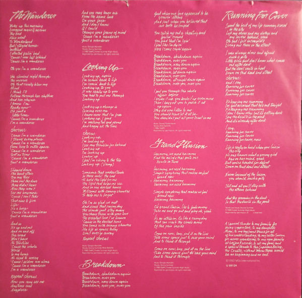 Donna Summer - The Wanderer (LP, Album)