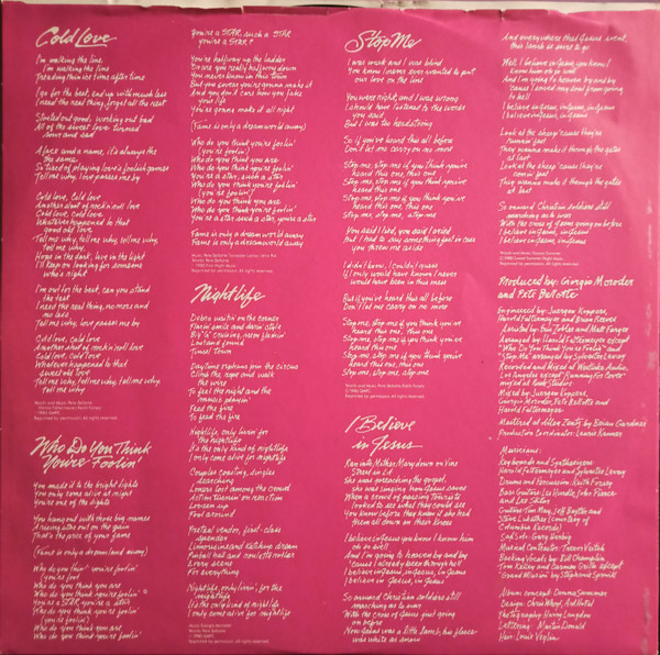 Donna Summer - The Wanderer (LP, Album)