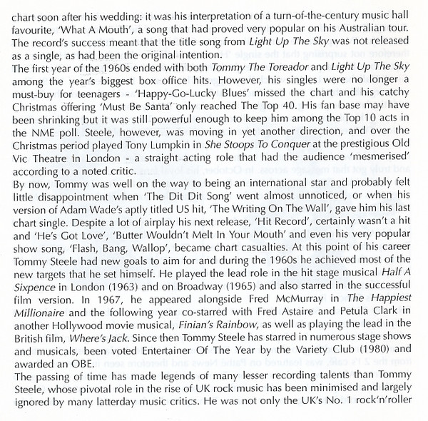 Tommy Steele - The Decca Years 1956-1963 (2xCD, Comp, RM)