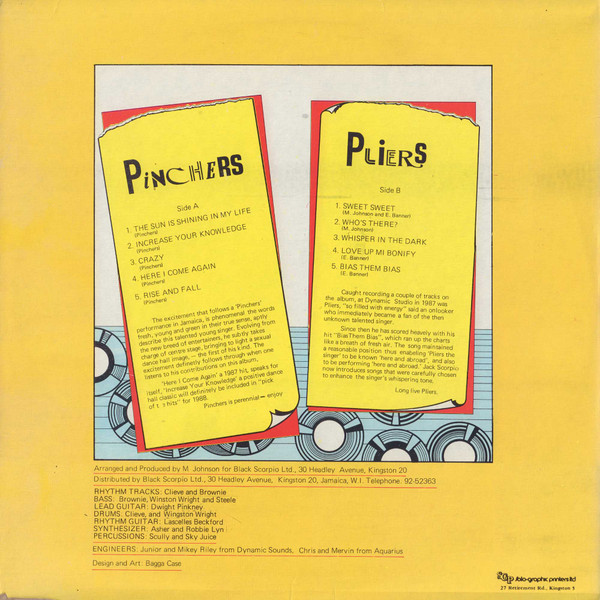 Pinchers With Pliers - Pinchers With Pliers (LP, Album)