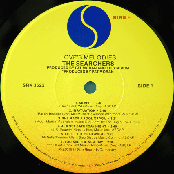 The Searchers - Love's Melodies (LP, Album, Los)