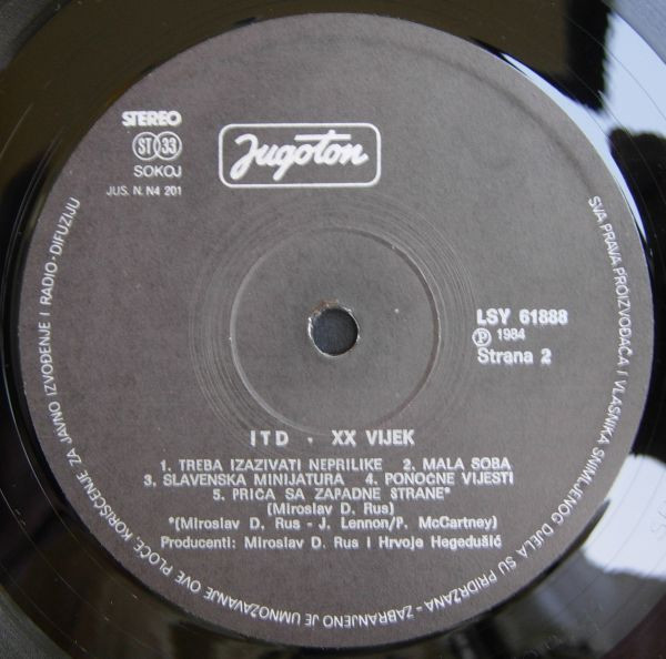 ITD Band - 20. Vijek (LP, Album)