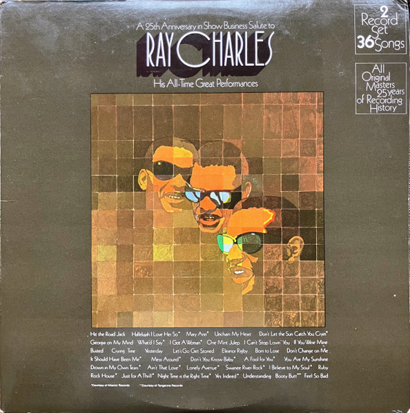 Ray Charles - A 25th Anniversary In Show Business Salute To Ray Charles (2xLP, Comp)