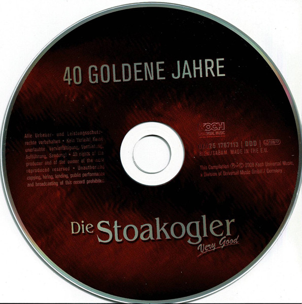 Die Stoakogler - 40 Goldene Jahre (CD, Album)