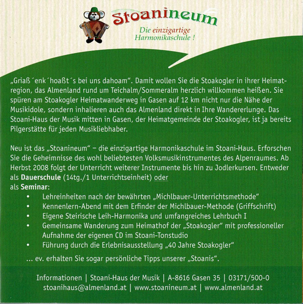 Die Stoakogler - 40 Goldene Jahre (CD, Album)