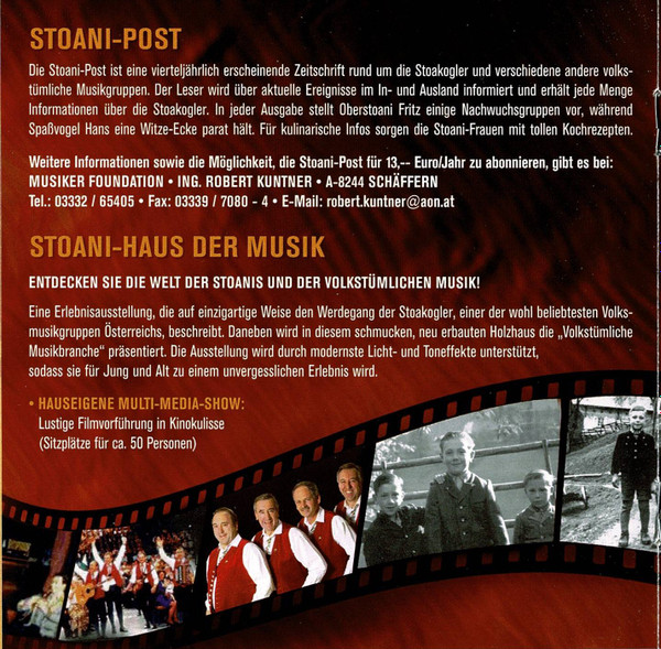 Die Stoakogler - 40 Goldene Jahre (CD, Album)