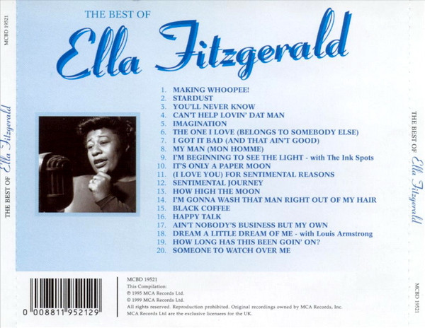 Ella Fitzgerald - The Best Of Ella Fitzgerald (CD, Comp)