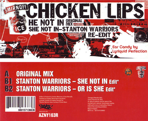 Chicken Lips - He Not In (12