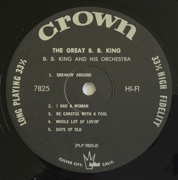 B. B. King And His Orchestra* - The Great B. B. King (LP, Album, Ltd, RE, 180)