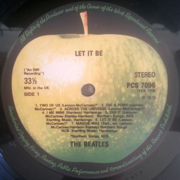 The Beatles - Let It Be (LP, Album, RE, RM, DMM)