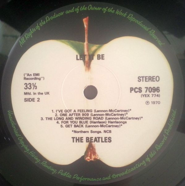 The Beatles - Let It Be (LP, Album, RE, RM, DMM)