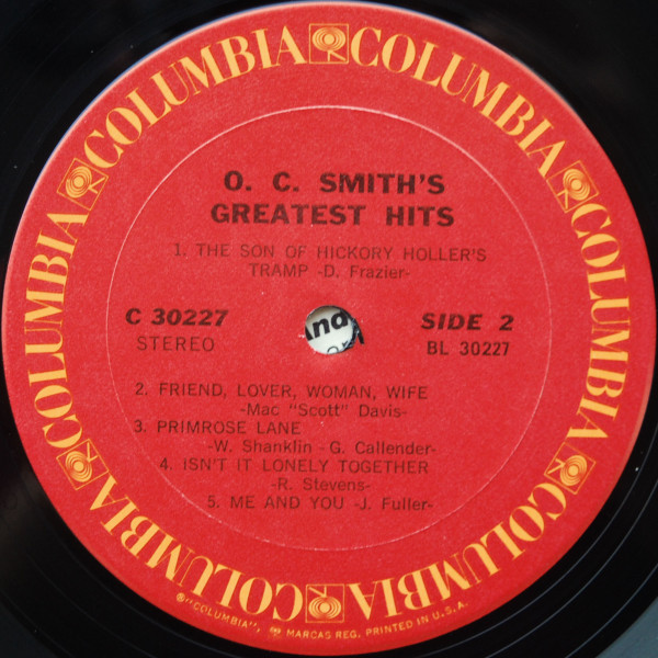 O. C. Smith* - O. C. Smith's Greatest Hits (LP, Comp)
