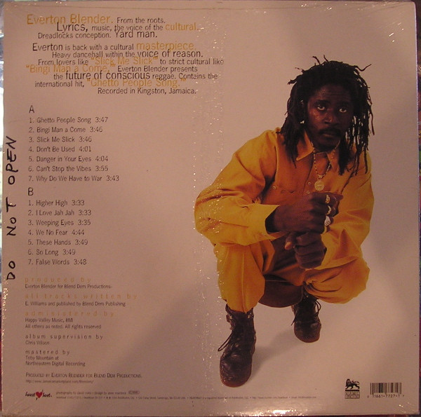 Everton Blender - Rootsman Credential (LP, Album)