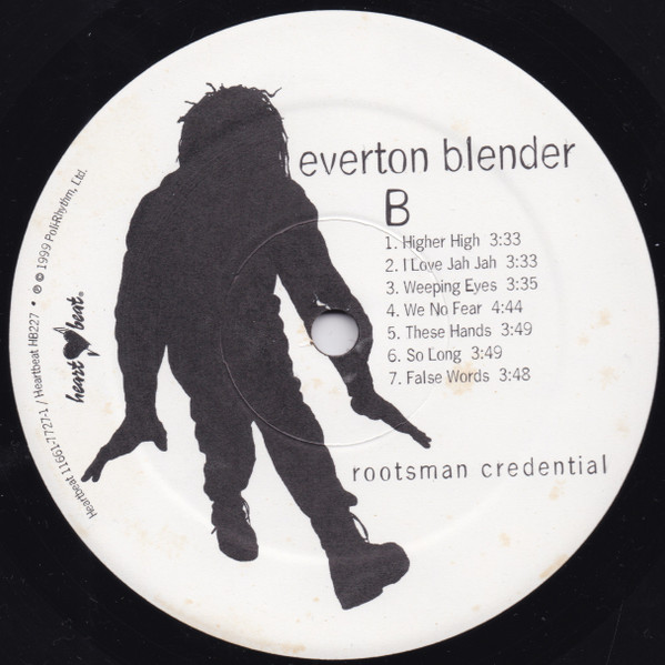 Everton Blender - Rootsman Credential (LP, Album)