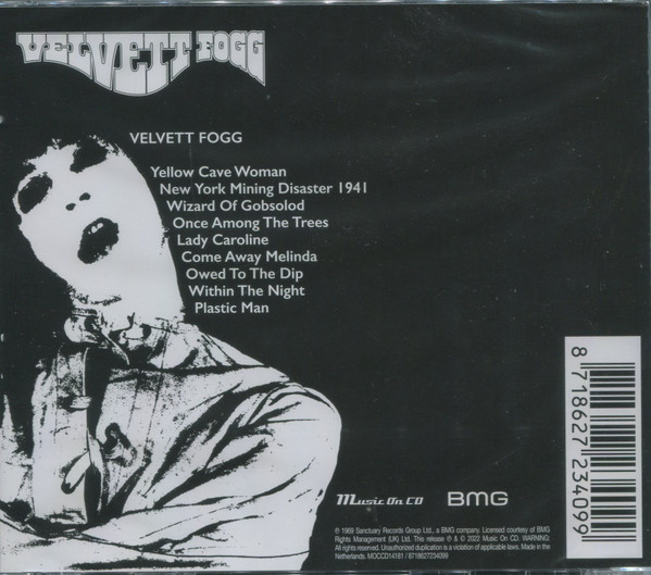 Velvett Fogg - Velvett Fogg (CD, Album, RE)