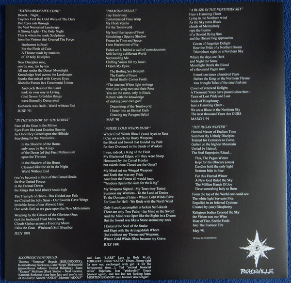 Darkthrone - A Blaze In The Northern Sky (LP, Album, Ltd, RE)