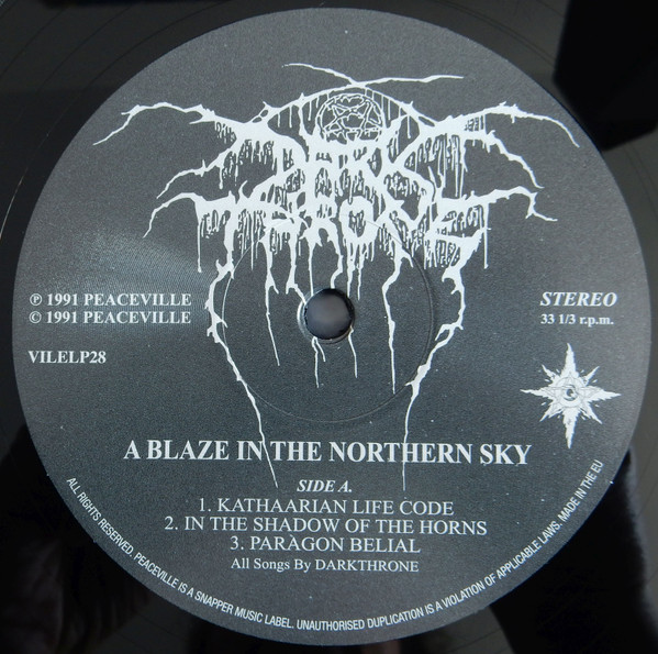Darkthrone - A Blaze In The Northern Sky (LP, Album, Ltd, RE)