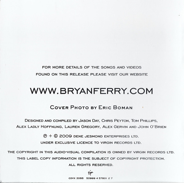 Bryan Ferry - The Best Of Bryan Ferry (CD, Comp + DVD-V, Comp, NTSC)