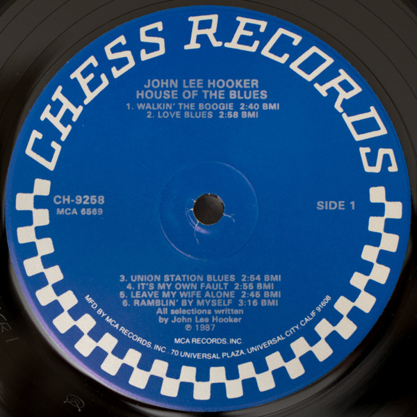 John Lee Hooker - House Of The Blues (LP, Album, RE, Glo)