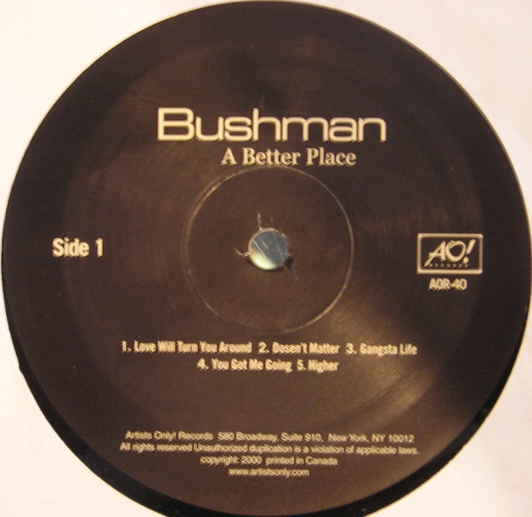 Bushman (3) - A Better Place (LP, Album)