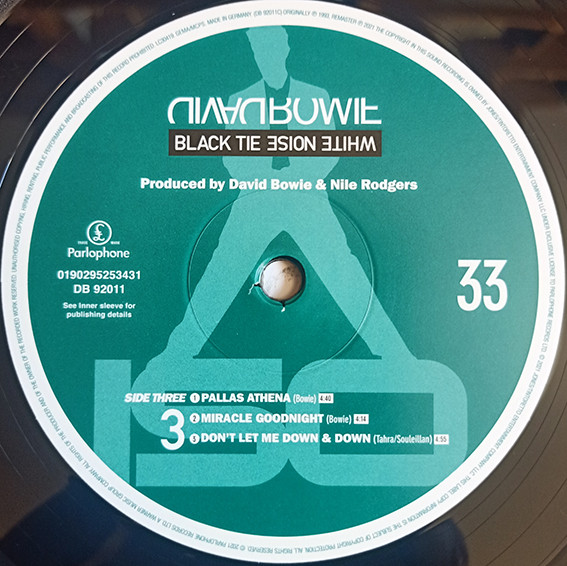 David Bowie - Black Tie White Noise (2xLP, Album, RE, RM)