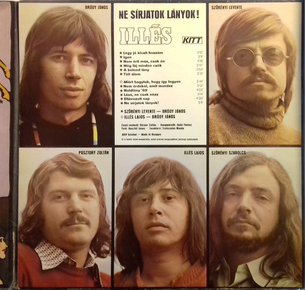 Illés - Ne Sírjatok Lányok! (LP, Album)