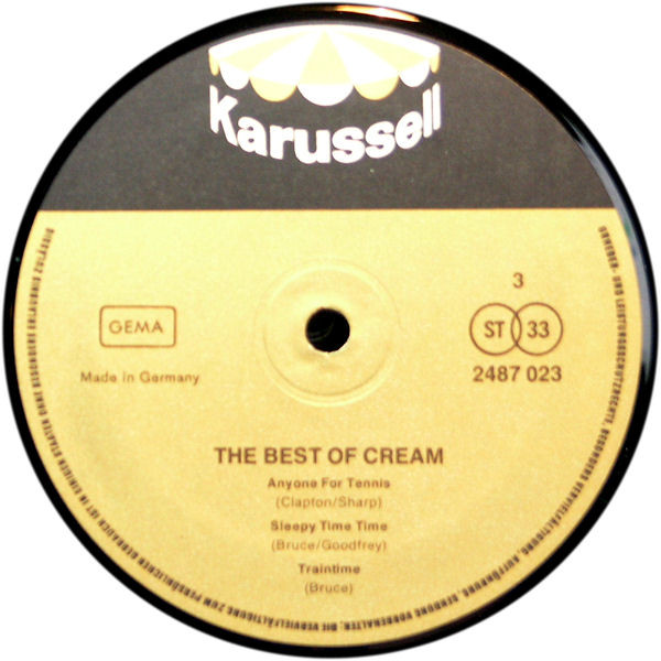 Cream (2) - The Best Of Cream (2xLP, Comp)