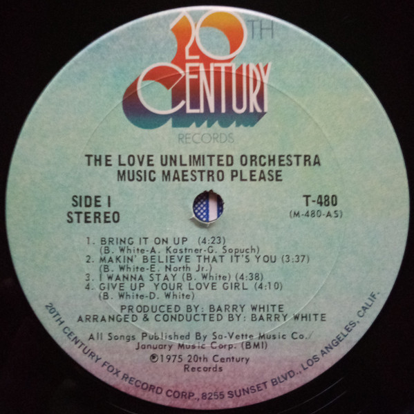 Love Unlimited Orchestra - Music Maestro Please (LP, Album, Pit)