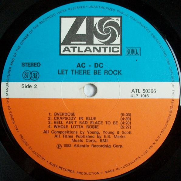 AC/DC - Let There Be Rock (LP, Album, RE)