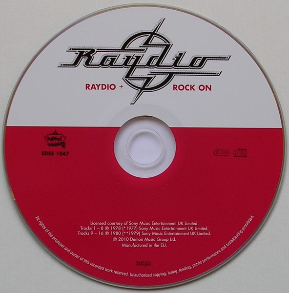 Raydio - Raydio + Rock On (CD, Comp, RM)