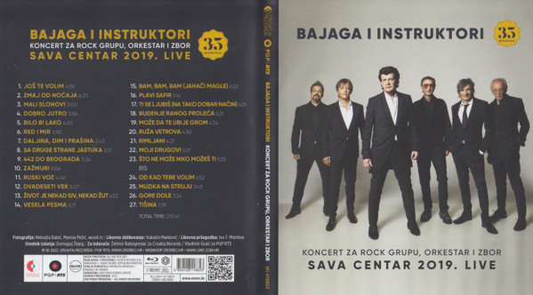 Bajaga I Instruktori - Koncert Za Rock Grupu, Orkestar I Zbor - Sava Centar 2019. Live (35 Godina) (Blu-ray, Album)