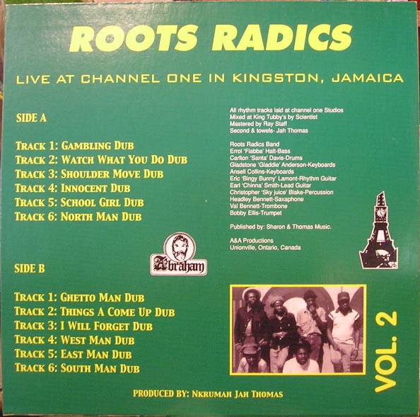 Roots Radics* - Live At Channel One In Kingston, Jamaica Vol. 2 (LP, Album)
