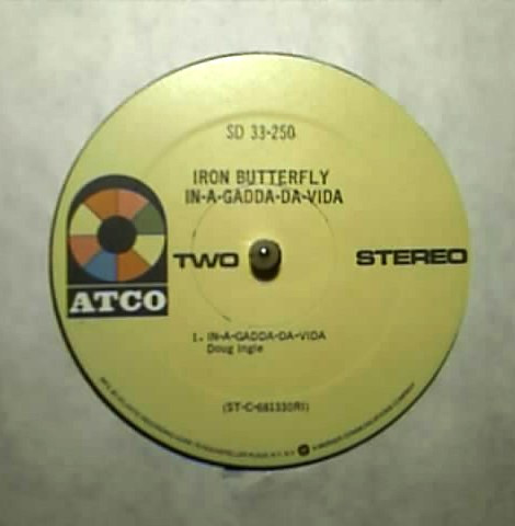 Iron Butterfly - In-A-Gadda-Da-Vida (LP, Album, RE, Ric)