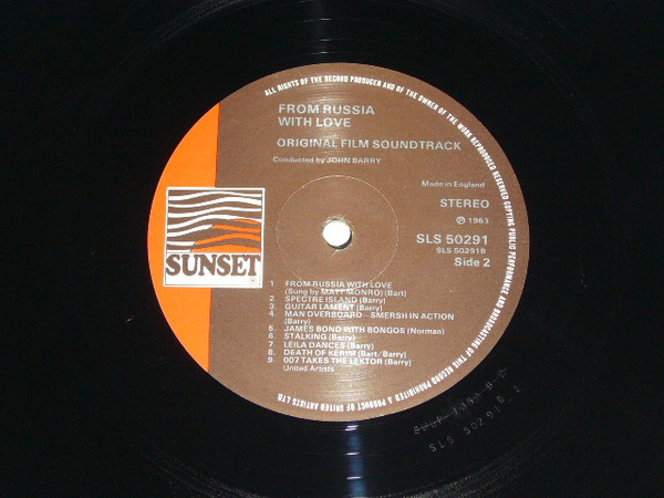 John Barry - From Russia With Love Soundtrack (LP, Album, RE)