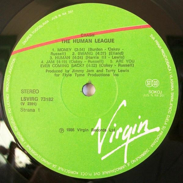 The Human League - Crash (LP, Album)