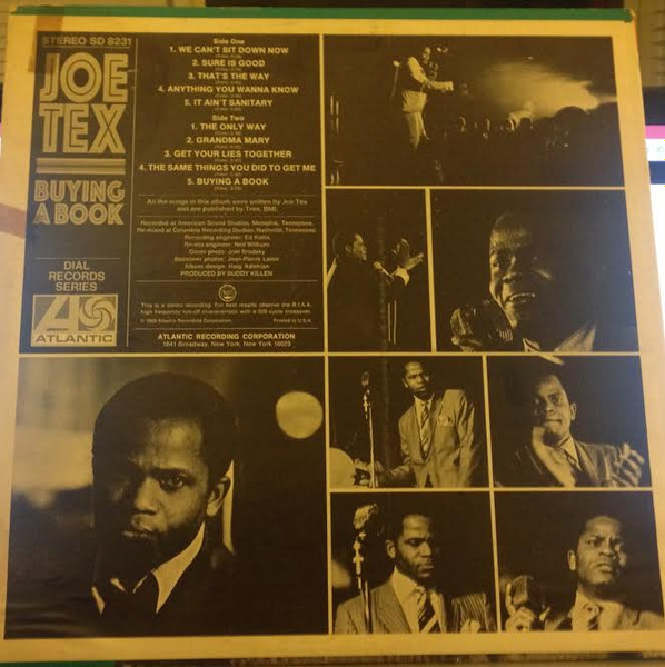 Joe Tex - Buying A Book (LP, Album, Pre)