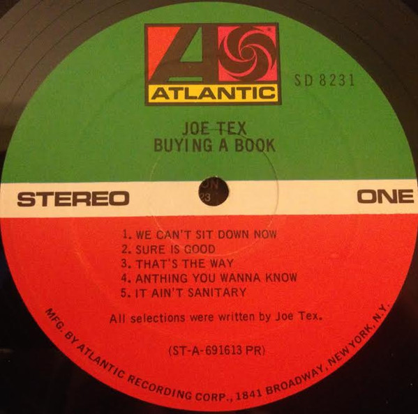 Joe Tex - Buying A Book (LP, Album, Pre)