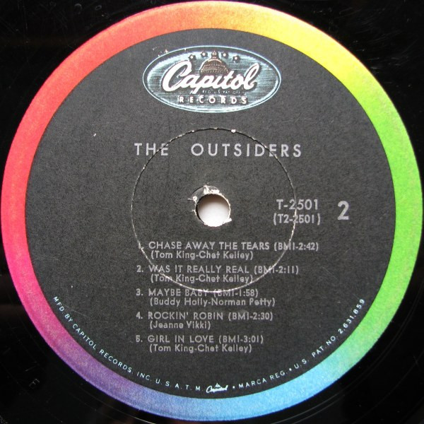The Outsiders (4) - Time Won't Let Me (LP, Album, Mono, Jac)