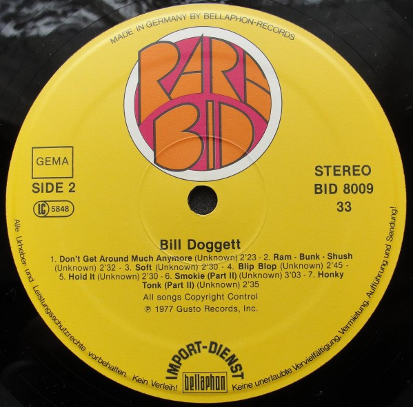 Bill Doggett - All His Hits (LP, Comp)
