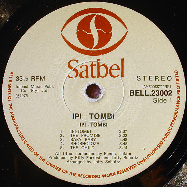 Ipi-Tombi - Ipi-Tombi - Original Stage Cast (LP, Album, Gat)