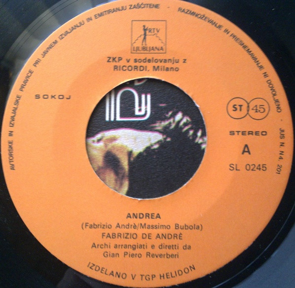 Fabrizio De Andrè* - Andrea / Folaghe (7