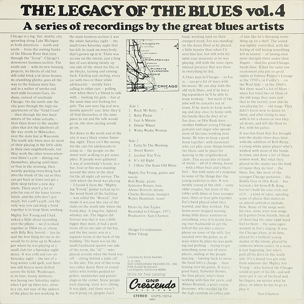 Mighty Joe Young - The Legacy Of The Blues Vol. 4 (LP, Album, RE)