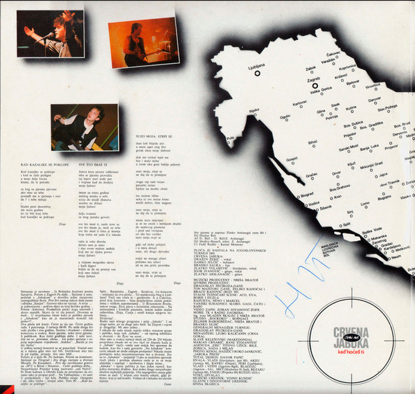 Crvena Jabuka - Uzmi Me (Kad Hoćeš Ti) Live (2xLP, Album, Gat)