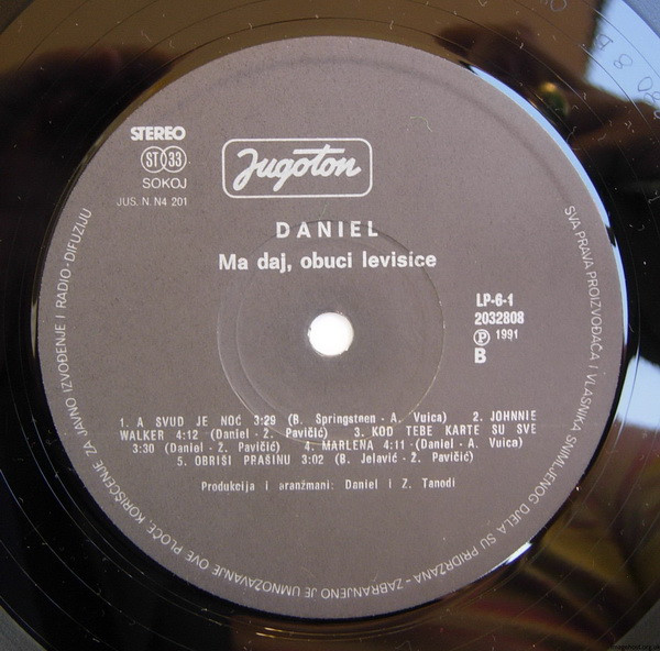 Daniel (8) - Ma Daj, Obuci Levisice (LP, Album)