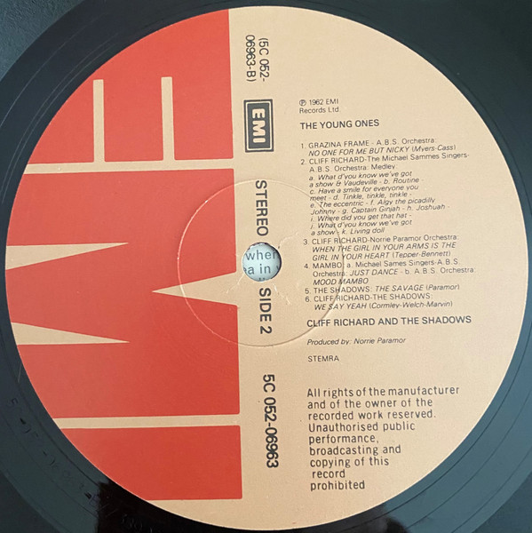 Cliff Richard And The Shadows* - The Young Ones (LP, RE)