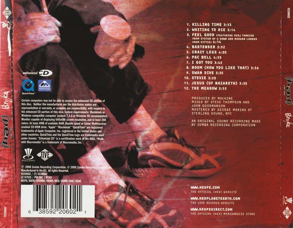 (hed) Planet Earth* - Broke (CD, Album, Enh)