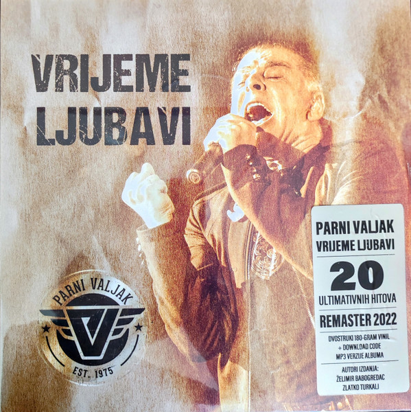 Parni Valjak - Vrijeme Ljubavi (LP, Album, Comp, Rem)
