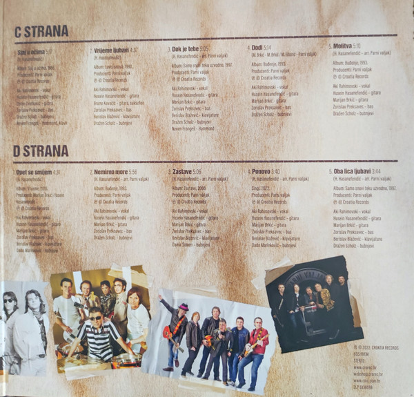 Parni Valjak - Vrijeme Ljubavi (LP, Album, Comp, Rem)