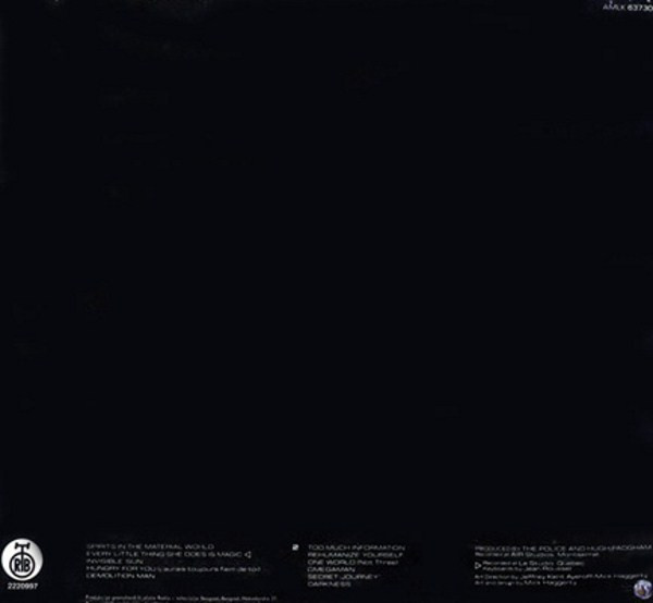 The Police - Ghost In The Machine (LP, Album)