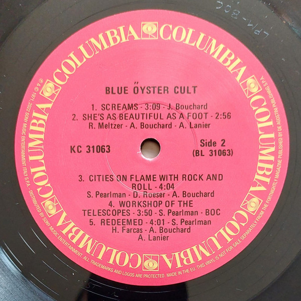 Blue Öyster Cult - Blue Öyster Cult (LP, Album, RE, 180)